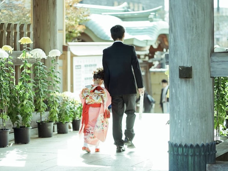 七五三の参拝